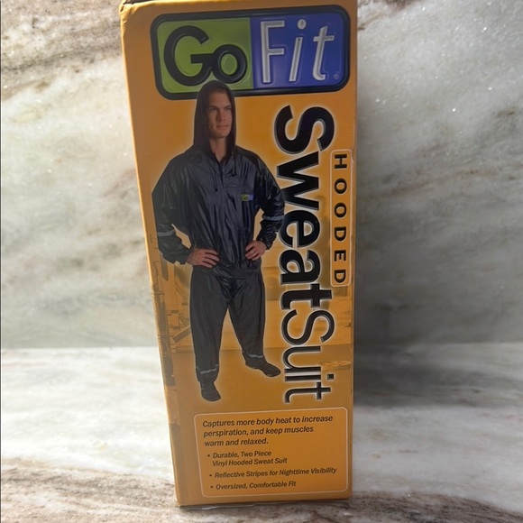 Black Hooded SweatSuit for Men - Picture 3 of 6